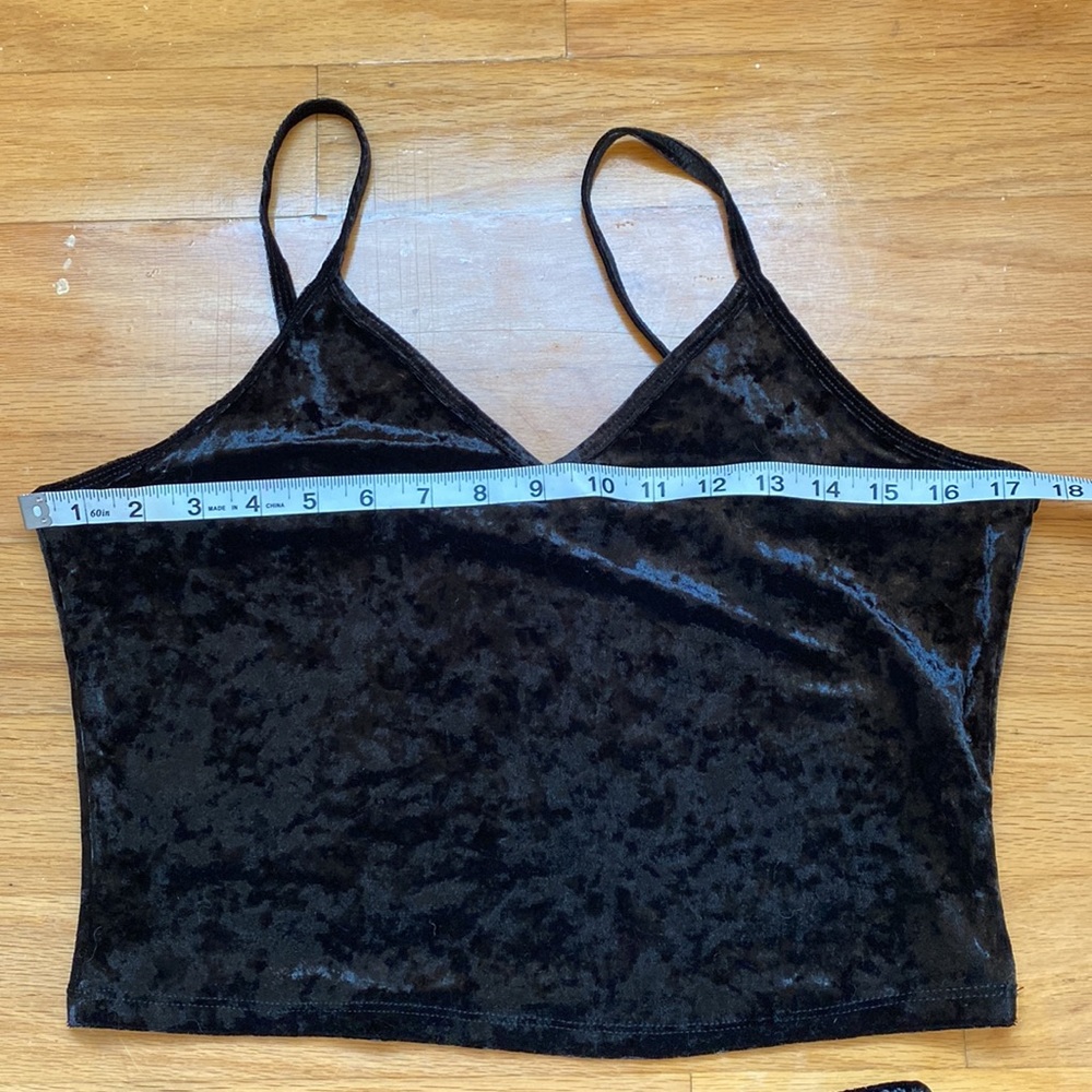 Popular 21 Black Velvet Pajama Set - Picture 9 of 12